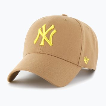 47 Brand MLB New York Yankees MVP camel baseball cap