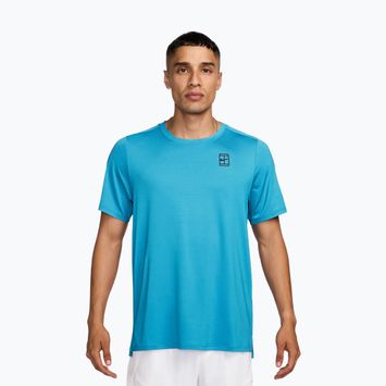Men's T-shirt Nike Court Dri-Fit Advantage baltic blue/black