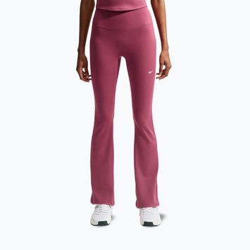 Women's training leggings Nike One pink smoke/white