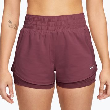 Women's training shorts Nike One pink smoke/white