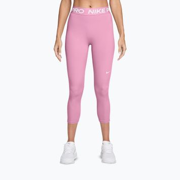 Women's leggings Nike Pro pink rise/white