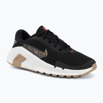 Women's training shoes Nike Flex Train Print black/iron grey/sail/multi color