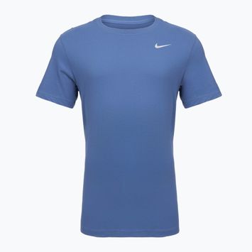 Men's training shirt Nike Dri-FIT indigo storm/white