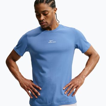 Men's training shirt Nike Pro indigo storm/white