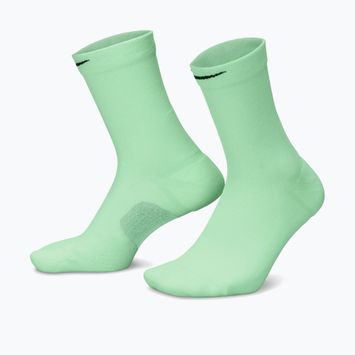 Socks Nike Run Midweight Crew cucumber calm/black/black