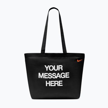 Bag Nike Heritage "Your Message Here" Tote 22 l black/white/safety orange
