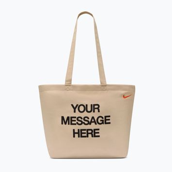 Bag Nike Heritage "Your Message Here" Tote 22 l oatmeal/safety orange/safety orange