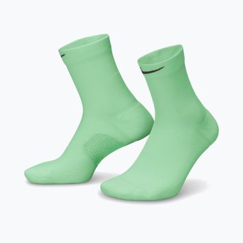 Socks Nike Run Midweight Micro Crew cucumber calm/black/black