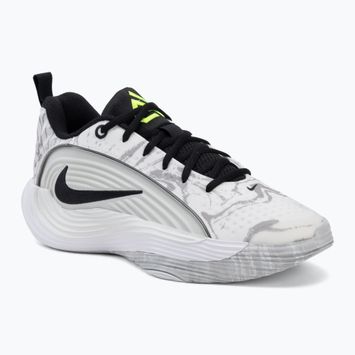 Men's basketball shoes Nike Giannis Immortality 5 white/off white/metallic silver