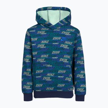 Children's sweatshirt Nike Sportswear Club Fleece bright spruce/midnight navy/game royal