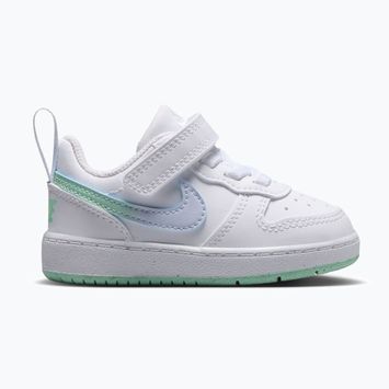 Children's shoes Nike Court Borough Low white/football grey/arctic green
