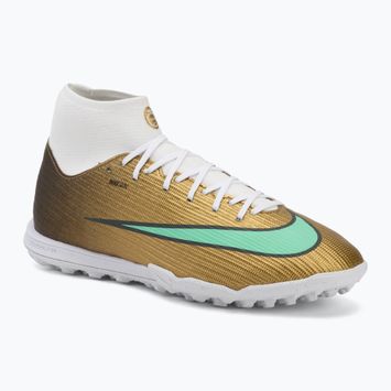 Men's football boots Nike Mercurial Superfly 11 Academy "Kylian Mbappé" metallic gold/green glow