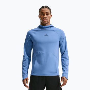 Men's training sweatshirt Nike Pro Indigo Storm/Black