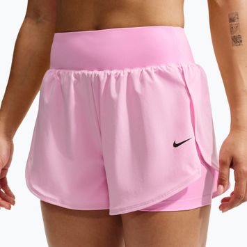 Women's training shorts Nike Pro Sculpt pink rise/black