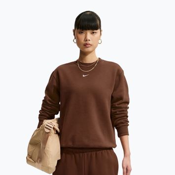Women's sweatshirt Nike Studio Fleece cacao wow/sail