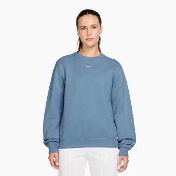 Women's sweatshirt Nike Studio Fleece work blue/sail