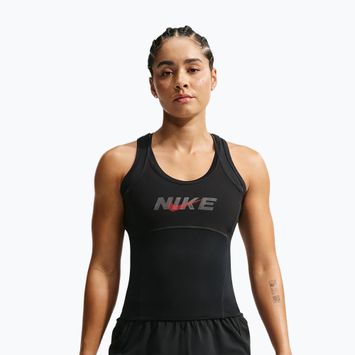 Women's training shirt Nike One black/black/university red/white