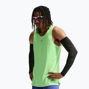 Men's running shirt Nike Stride volt/light silver