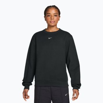 Women's sweatshirt Nike Studio Fleece total black/sail