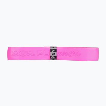 Squash racquet wrap Karakal Pu Super Grip pink / black