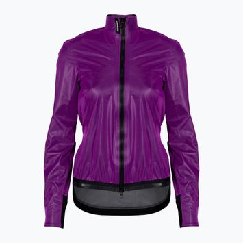 Women's cycling jacket ASSOS Dyora RS Rain purple 12.32.372.4B