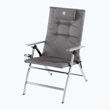 Coleman 5 Position Padded Aluminium camping chair grey