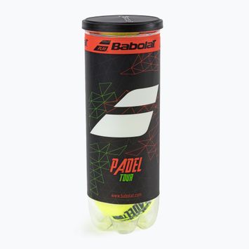 Babolat Padel Tour padel balls 3 pcs yellow 149791