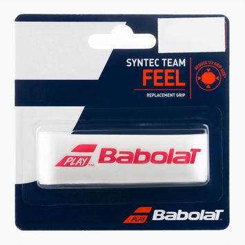 Babolat Syntec Team Grip tennis racket wrap red and white 670065