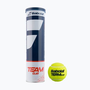 Babolat Team Clay tennis balls 4 pcs yellow 502080