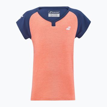 Babolat children's tennis shirt Play Cap Sleeve orange 3WTD011