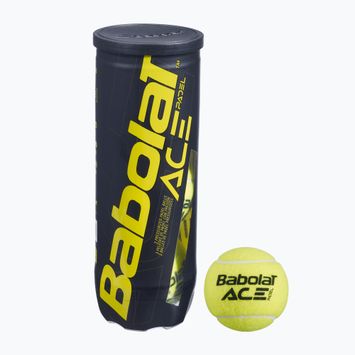 Babolat Ace Padel balls 3 pcs yellow 501104
