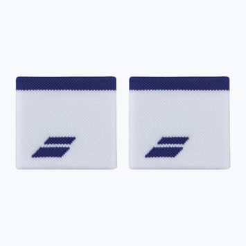 Babolat Logo Wristband 2 pcs white/sodalite blue