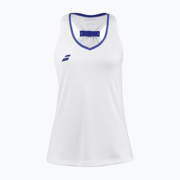 Babolat Play white/ white children's tank top