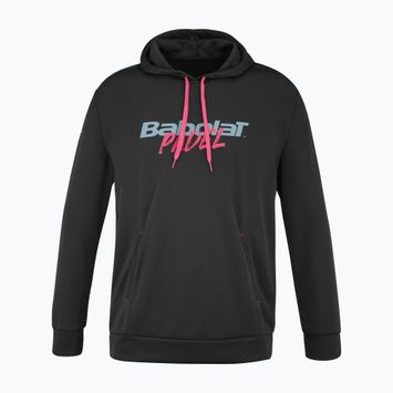 Men's Babolat Padel Hood Tennis Sweatshirt black/black