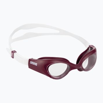 Women's swimming goggles arena The One Woman clear/red wine/white