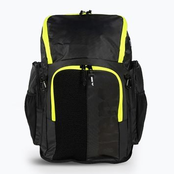 Arena Spiky III backpack 45 l dark smoke/neon yellow