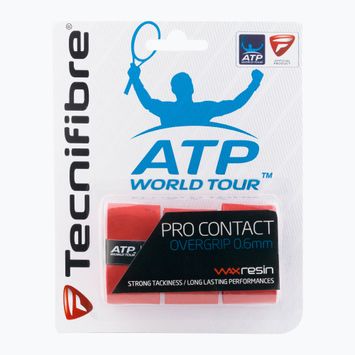 Tecnifibre Contact Pro tennis racket wraps 3 pcs red 52ATPCONRD