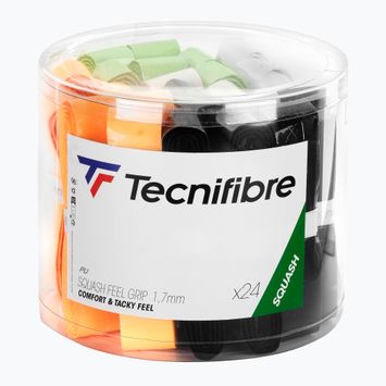 Squash racket wraps Tecnifibre Squash Feel Grip Box 24 pcs multicolour