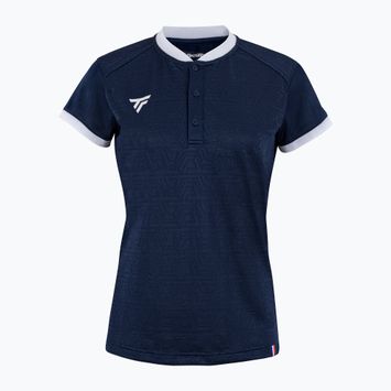 Women's tennis polo shirt Tecnifibre Team Mesh navy blue 22WMEPOM31