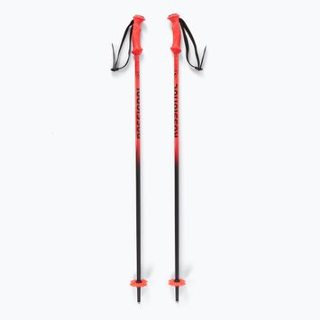 Rossignol Hero children's ski poles black/red
