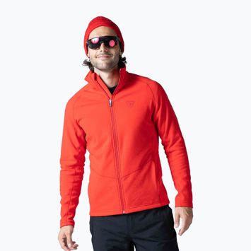 Men's Rossignol Classique Clim sports red ski sweatshirt