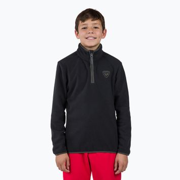 Rossignol Jr Strawpile Fleece Fz children's sweatshirt black