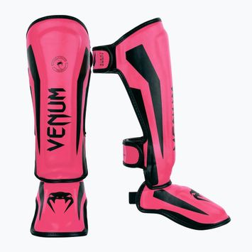 Venum Elite Shin Exclusive children's tibia protectors neo pink
