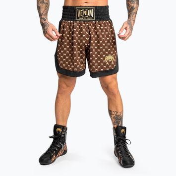 Men's Venum Monogram Boxing shorts black/brown