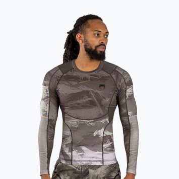 Men's Venum Electron 3.0 Rashguard sand Longsleeve