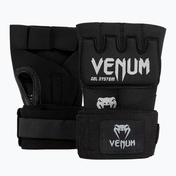 Venum Gel Kontact Quick Wraps black/silver inner gloves