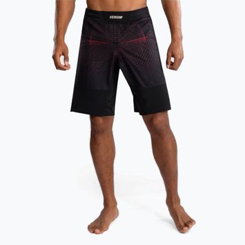 Men's training shorts Venum G-Fit Air Men's Fight Shorts deep black/fire red