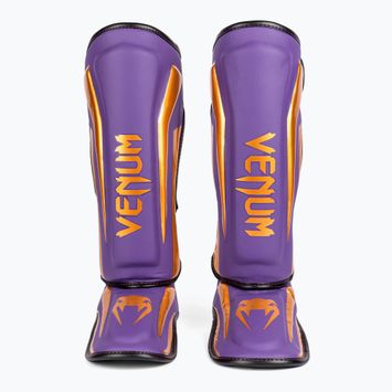 Venum Elite Standup Shin Guards tibia and foot protectors dark purple