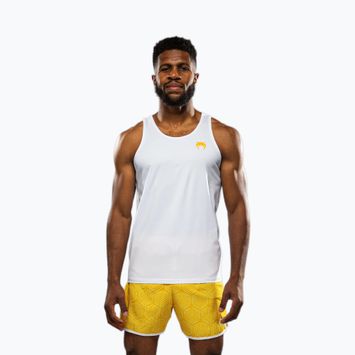 Men's training T-shirt Venum Octane white/vibrant yellow