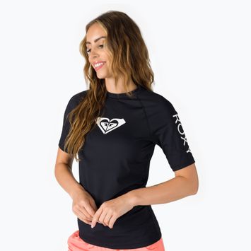 Women's swimming T-shirt ROXY Whole Hearted 2021 anthracite